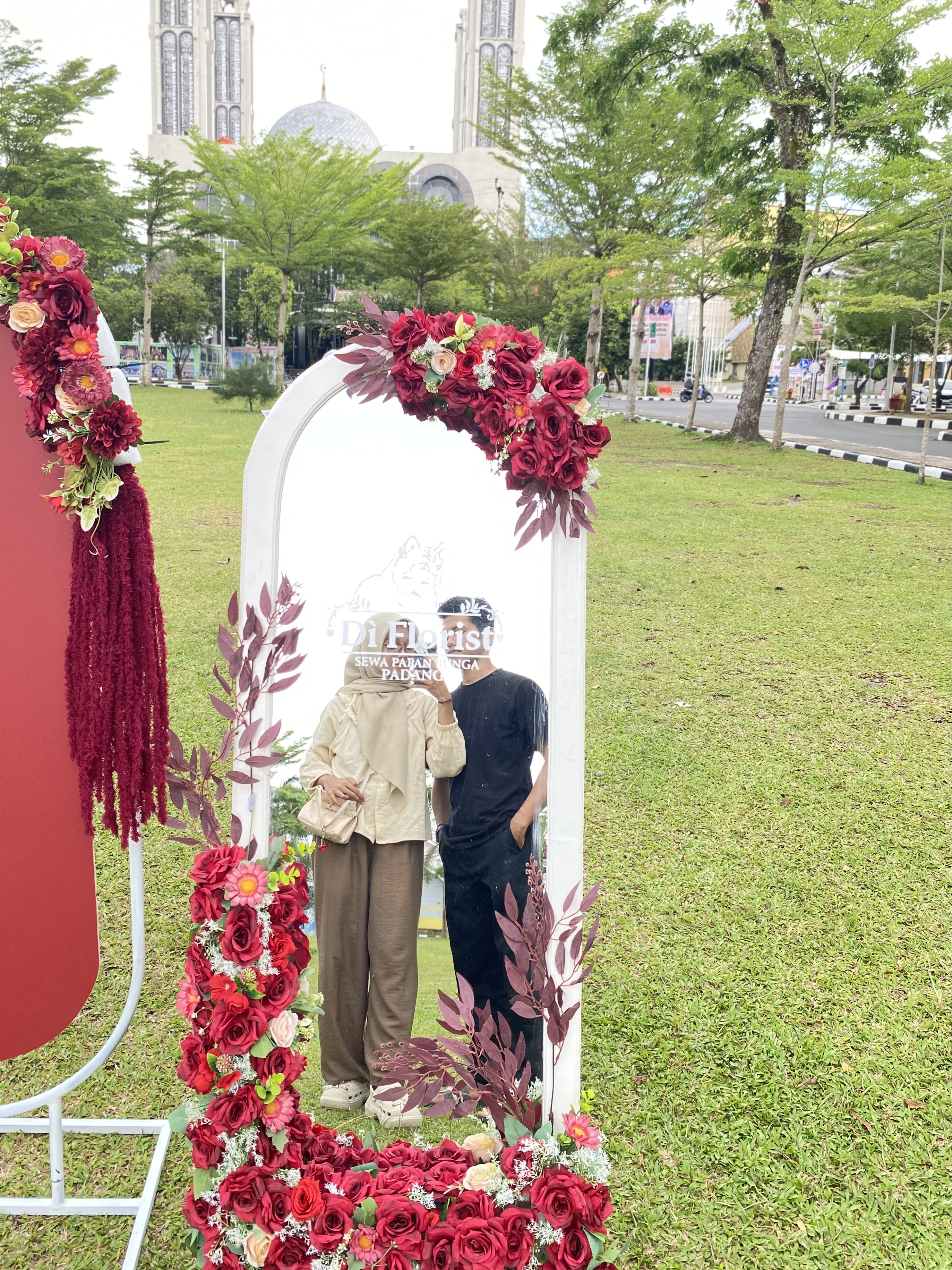 Standing Mirror Marron